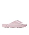 Givenchy Label Rubber Slides In Pink