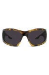 Givenchy Givcut 67mm Oversize Geometric Sunglasses In Black