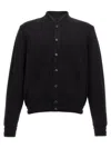 Givenchy Black Jacquard Logo Bomber Jacket
