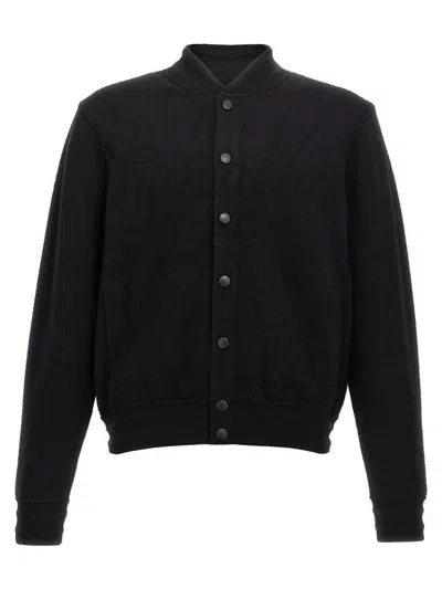 Givenchy 1952 Bomber Jacket With Ribbed Cuffs In Black