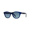 Givenchy Eyewear Oval Frame Sunglasses In Blue