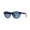 Givenchy Eyewear Oval Frame Sunglasses In Blue