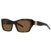Givenchy Gv40103i 4g Liquid 52e Havana Scura Lucida Sunglasses In Brown
