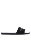 Givenchy Slipper 4g Slipper-mule In Black Cotton In Black