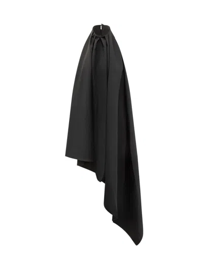 GIVENCHY GIVENCHY GIVENCHY ASYMMETRICAL TOP BLACK