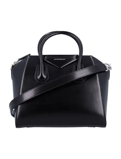 Givenchy Small Antigona Bag In Box Leather In Yellow