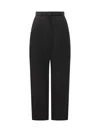Givenchy Black High Waisted Pants In Black