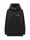 Givenchy Logo Printed Oversized Hoodie In Black