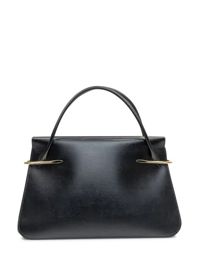 GIVENCHY GIVENCHY GIVENCHY BLACK LEATHER HAND BAG
