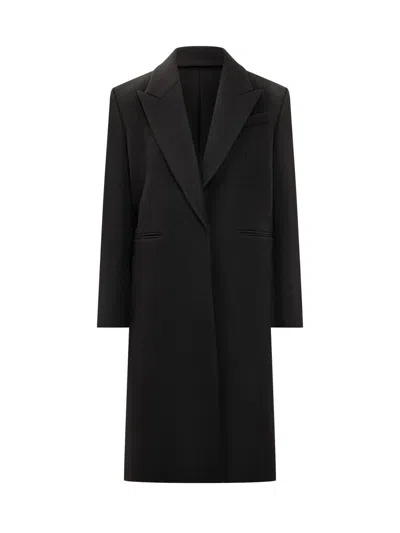 GIVENCHY GIVENCHY GIVENCHY BLACK LONG COAT