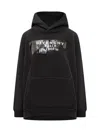 Givenchy Black Sweatshirt With Printed Logo In Black