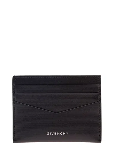 Givenchy Logo Card Holder In Black