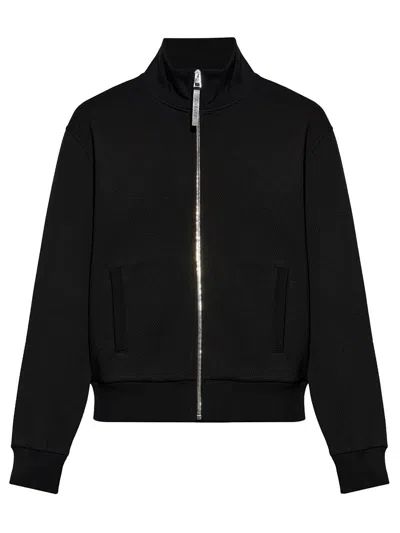 Givenchy Chevron And Jacquard Sweatshirt In Black