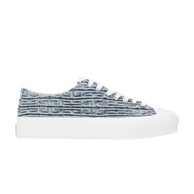 Pre-owned Givenchy City Low '4g - Denim' | Blue | Men's Size 43