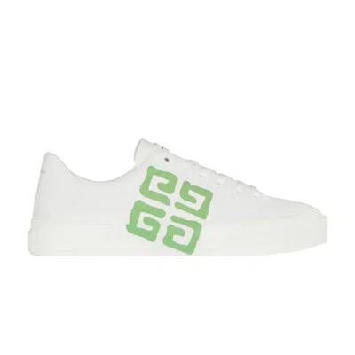 Pre-owned Givenchy City Sport '4g Tag Effect - White Mint Green' | Men's Size 45