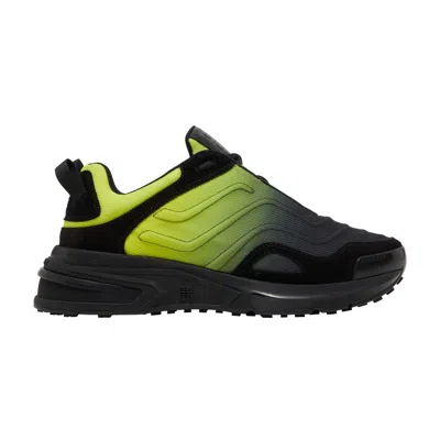 Pre-owned Givenchy Giv 1 Light Runner 'black Yellow' | Men's Size 41