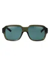 Givenchy Square-frame Sunglasses In Green