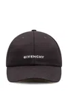 Givenchy Round Visor Cap With Embroidered Logo In Burgundy