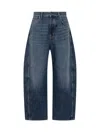 Givenchy Men Washed Out Denim Jeans In Blue