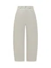 Givenchy Women Barrel Jeans In Neutral
