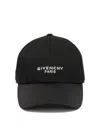 Givenchy Bpz0cap0c4 Logo-embroidered Cotton Twill Baseball Cap In Black