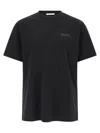 Givenchy ' Paris' Grosgrain T-shirt In Black