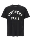 Givenchy ' Paris' T-shirt In Black