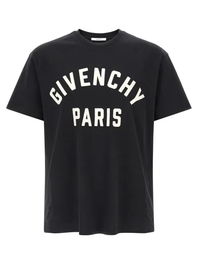 Givenchy ' Paris' T-shirt In Black