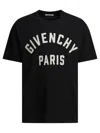 Givenchy ' Paris' T-shirt In Black