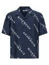 Givenchy ' Shadow' Shirt In Blue