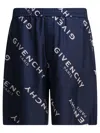 Givenchy " Shadow" Shorts In Blue