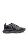 Givenchy Quilted-pattern Leather Sneakers In Black