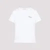 Givenchy Stamp Print Cotton Crew Neck T-shirt In White