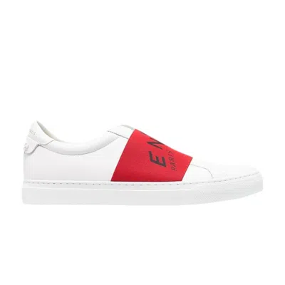 Pre-owned Givenchy Strap Leather 'white Red' | Men's Size 42