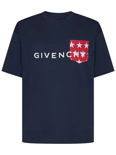 Givenchy T-shirt In Blue