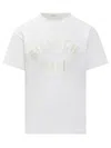Givenchy White T-shirt With Maxi Logo On The Front In Cotton Man In White