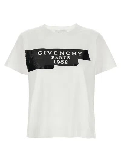 Givenchy ' Tape' T-shirt In White