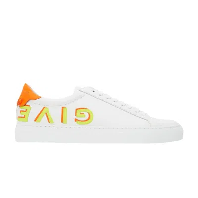 Pre-owned Givenchy Urban Street Low 'reverse Logo - White Orange' | Men's Size 45