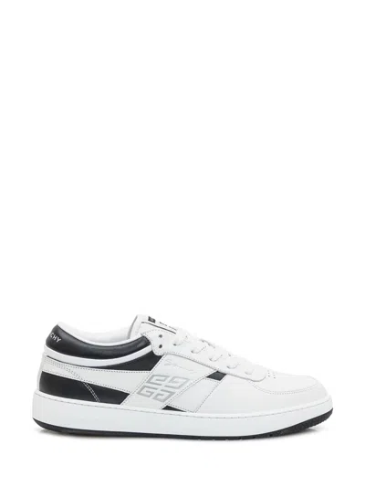 Givenchy G Move Low-top Leather Sneakers In White