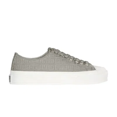 Pre-owned Givenchy Wmns City '4g Embroidered - Storm Grey' | Women's Size 36.5 In Gray