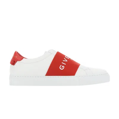 Pre-owned Givenchy Wmns Strap 'urban Street Logo - White Red' | Women's Size 39