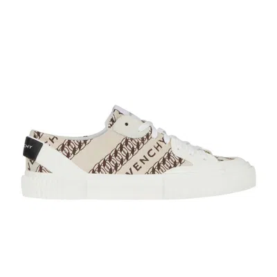 Pre-owned Givenchy Wmns Tennis Light Sneaker 'chain Logo - Beige' | Brown | Women's Size 36.5