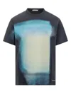 Givenchy Cotton T-shirt With Print In Blue