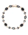 Givenchy Glass Stone Gold-tone Drama Multi Flex Bracelet (also In Silver-tone) In Black