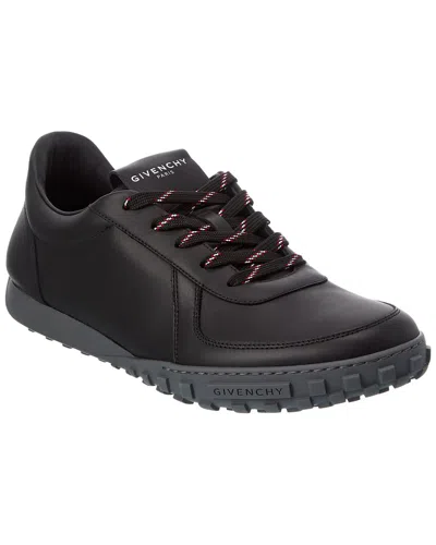 Givenchy Glide Leather Sneaker In Black