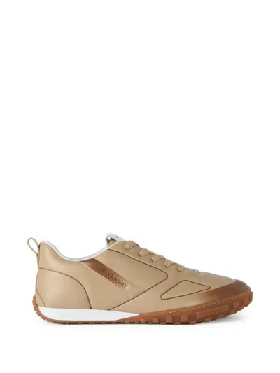 Givenchy Glide Sneakers In Leather In Brown