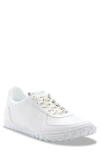 Givenchy Glide Leather Sneakers Low Top Rubber Sole In White