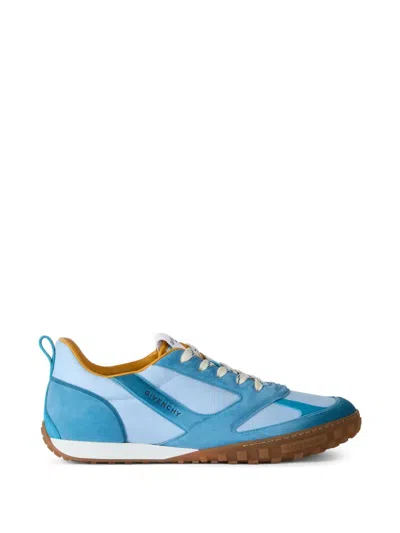 Givenchy Glide Sneakers Aus Nylon Und Wildleder In Blau