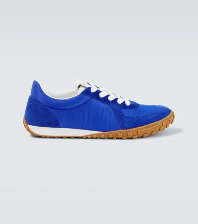 Givenchy Low Top Sneakers Round Toe Rubber Sole In Blue