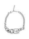 Givenchy Logo Plaque Chained Bracelet In White